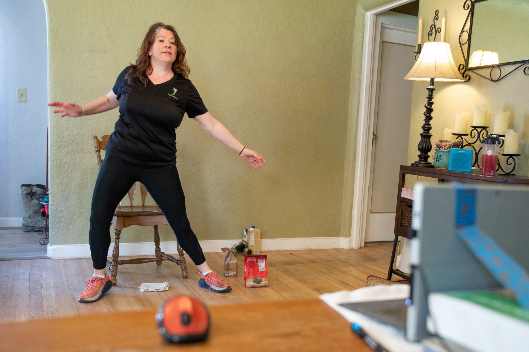 Jennifer Eddleman seniors fitness class